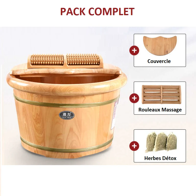 Bassine Bain de Pied en Bois - Image 5