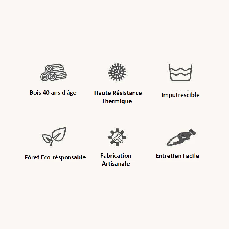 Bassine Bain de Pied en Bois - Image 9